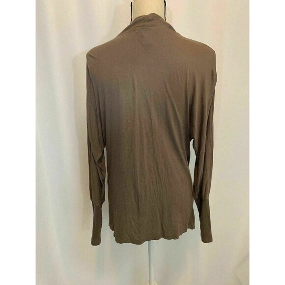 Design History Womens Taupe Tan Brown Long Sleeve Cardigan Viscose Small - Picture 4 of 6